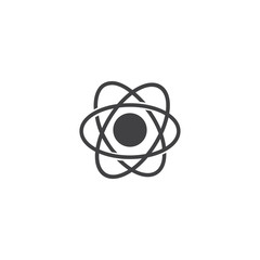 atom icon. sign design