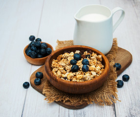 Bowl with granola