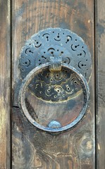  Decorative iron door handle. Turkish traditional door handle