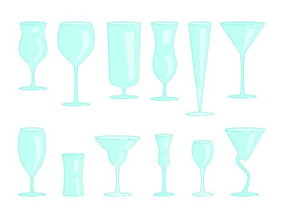 restaurant drink glasses