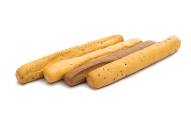 bread sticks isolated