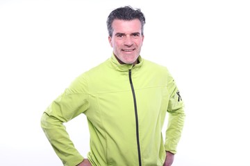 Fototapeta premium Sportive mature man