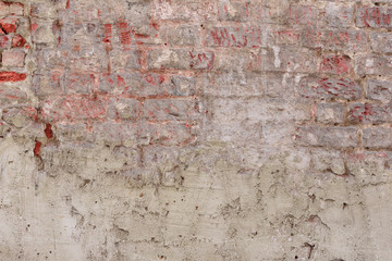 Brick texture with scratches and cracks