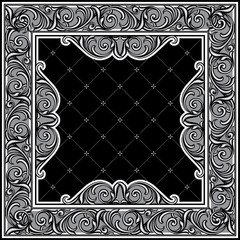 Vintage decorative frame