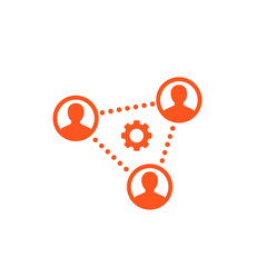 cooperation, teamwork, working group, partnership icon