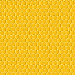 Clover and bees on white background. Silhouettes. Seamless  pattern. Hand-drawn vector illustration. Nature abstract background.