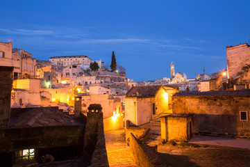 Matera by night