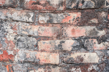 Brick texture with scratches and cracks