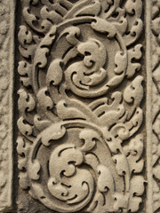 Details of decoration in Angkor Wat, Cambodia