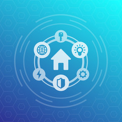 Smart house icon