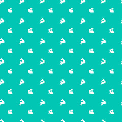 Easter day rabbit seamless pattern, design for wrapping paper, greeting card, banner, textile.