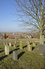 Naklejka premium jüdischer friedhof bei flonheim
