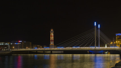 Fototapeta premium Night in Malmö Skåne