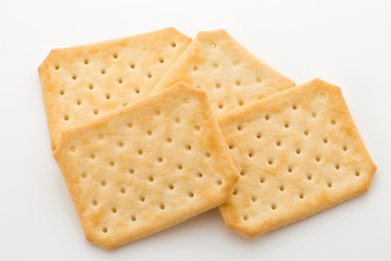 Toast bread isolated on the white background.