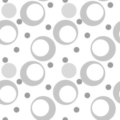 Abstract background with color circles. Seamless pattern