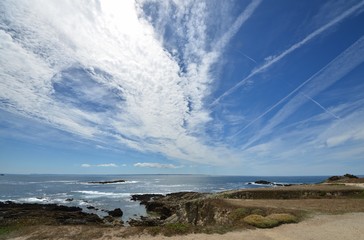Clouds on the ocean