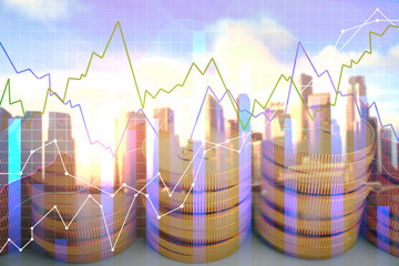 Money and stock exchage concept