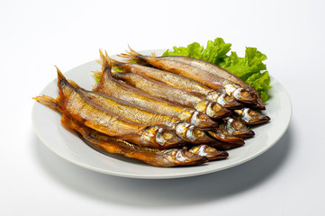 fish on a plate