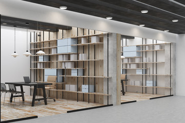 Contemporary office or library