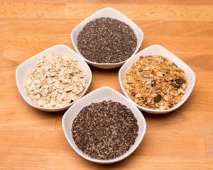 natural spices and seeds
