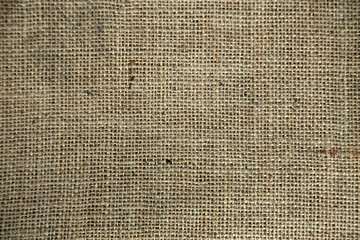 Detail Sackleinen Kaffeesack Textur