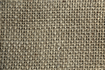 Detail Sackleinen Kaffeesack Textur