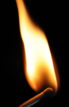 Feuer , Streichholz , Anzünden, Fire , Holz, Makro Stock-Foto | Adobe Stock