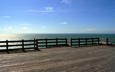 Fototapeta na wymiar Balcony on the ocean
