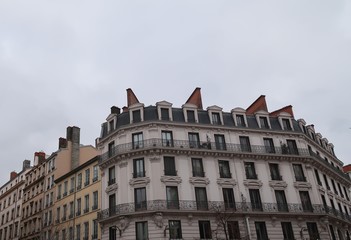 Plakat Buildings oF Lyon, France