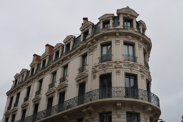 Fototapeta na wymiar Buildings oF Lyon, France