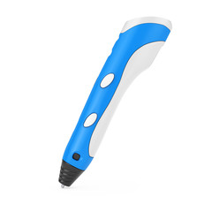 Technology Concept. 3d Printing Pen. 3d Rendering