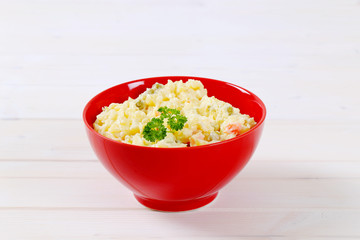 bowl of potato salad