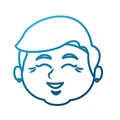 Cute grandfather cartoon icon vector illustration graphic design