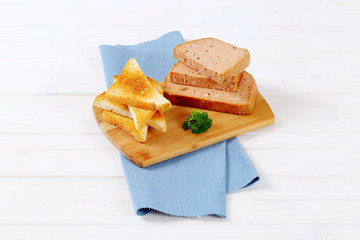meat loaf with toast