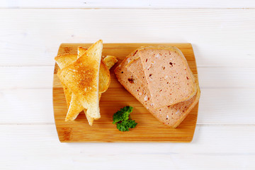 meat loaf with toast
