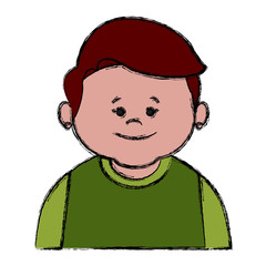 Cute grandfather cartoon icon vector illustration graphic design