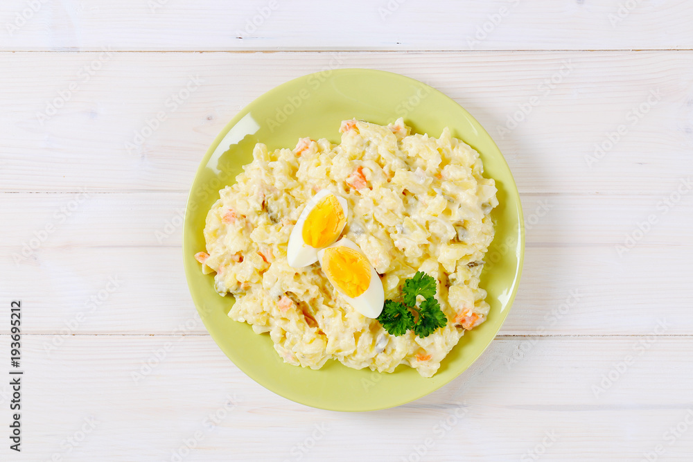 Canvas Prints plate of potato salad