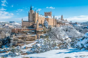 Foto op Canvas The Alcazar of Segovia © pcalapre
