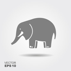 Simple icon elephant