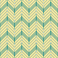 Modern elegant seamless pattern with multiple zigzag