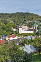 Obraz premium Banska Stiavnica townscape in Slovakia.