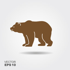 Obraz na płótnie Canvas Bear symbol - vector illustration