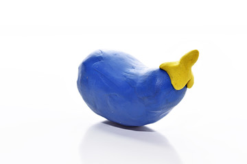 Vegetables made from plasticine.