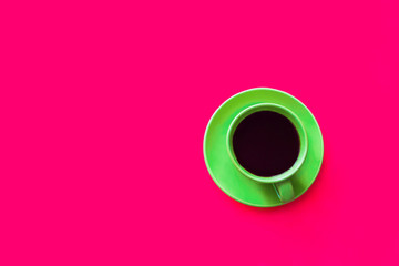 pink background placed on the right and there is a lot of space for text