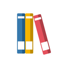 Set of books icon vector illustration graphic design