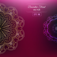 Vector floral background, illustration