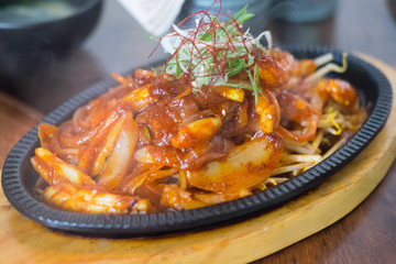 Sauteed pork with ginger sauce