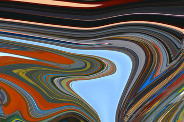 Multi-colored lines. Colorful picture.
