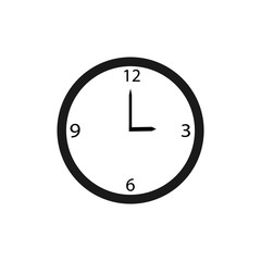 Clock icon design