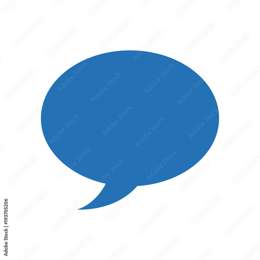 Poster speech bubble message chat dialog conversation vector illustration